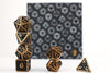 LPG Dice RPG Set Draco Dark Black/Gold