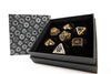 LPG Dice RPG Set Draco Dark Black/Gold