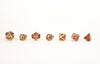 LPG Dice RPG Set Draco Dark Red/Gold