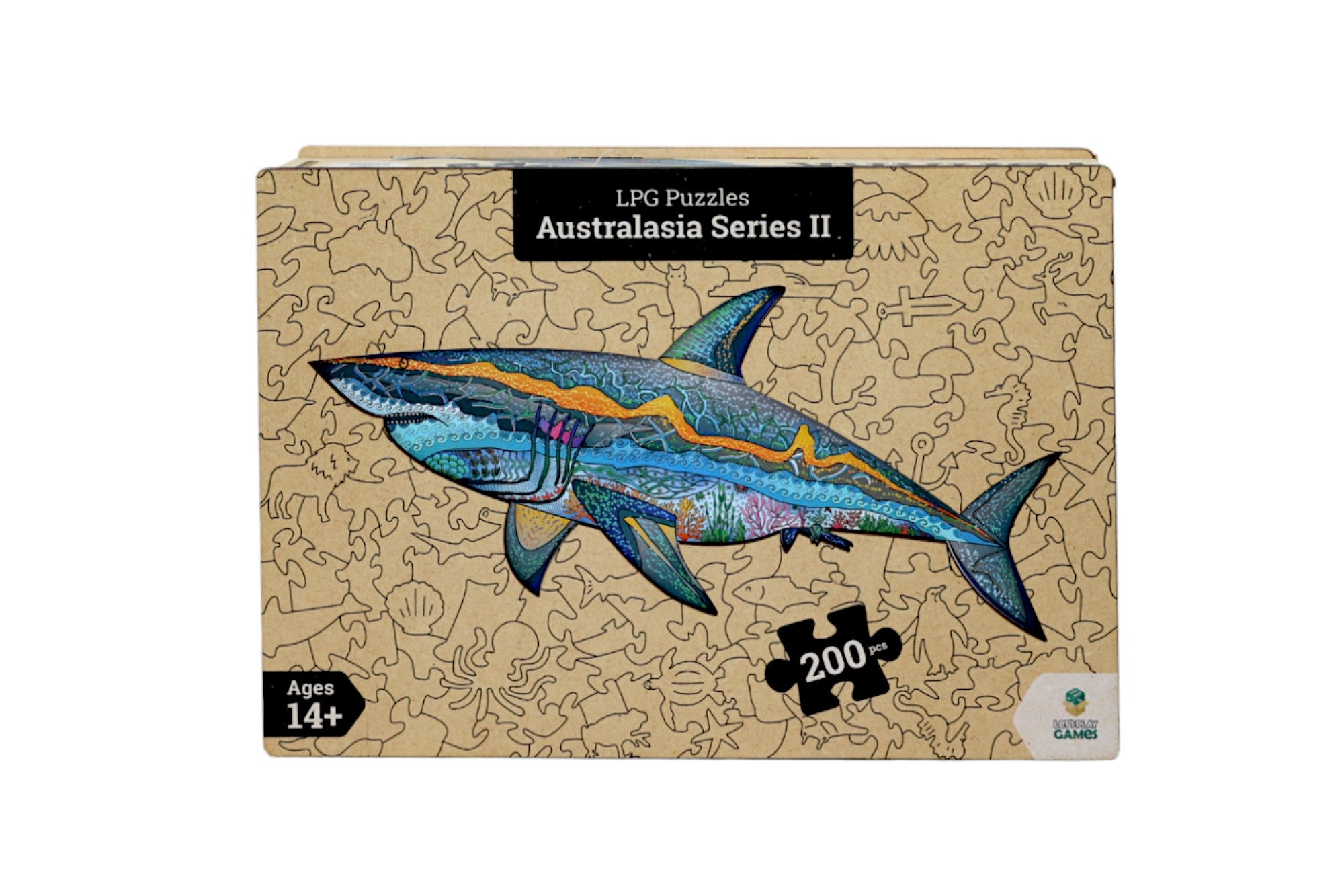 LPG Puzzles Wooden Oceania Animals Series 2 - Shark