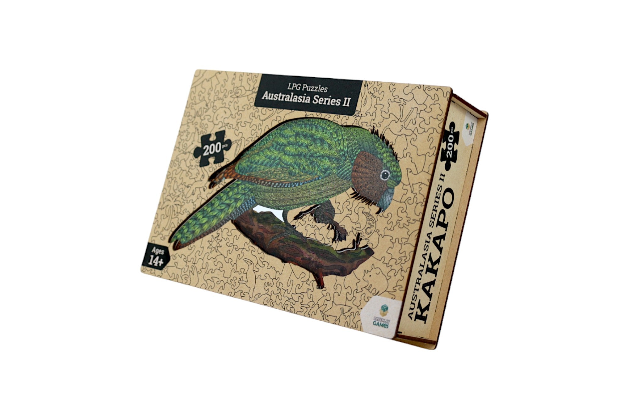 LPG Puzzles Wooden Oceania Animals Series 2 - Kakapo