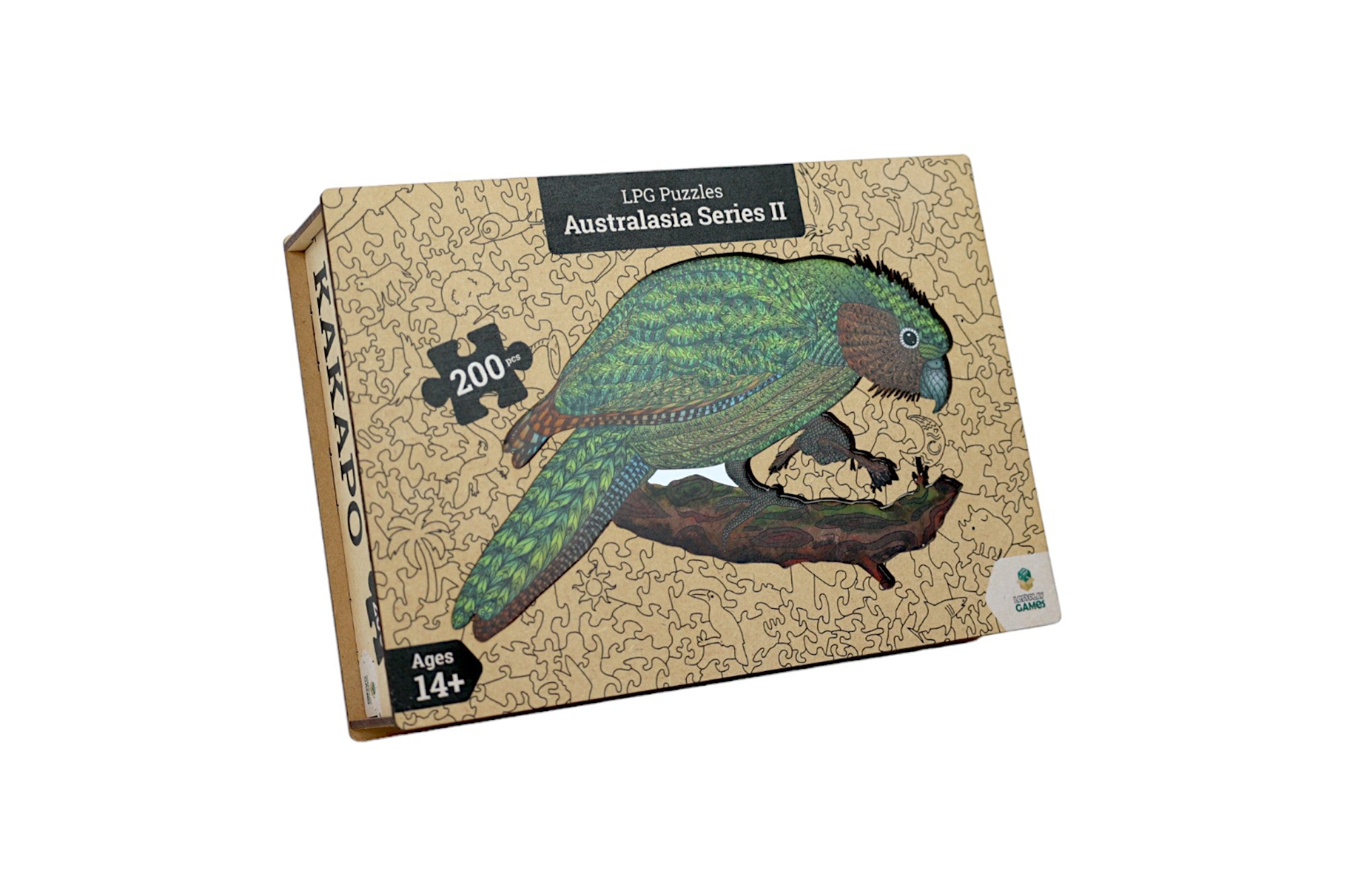 LPG Puzzles Wooden Oceania Animals Series 2 - Kakapo