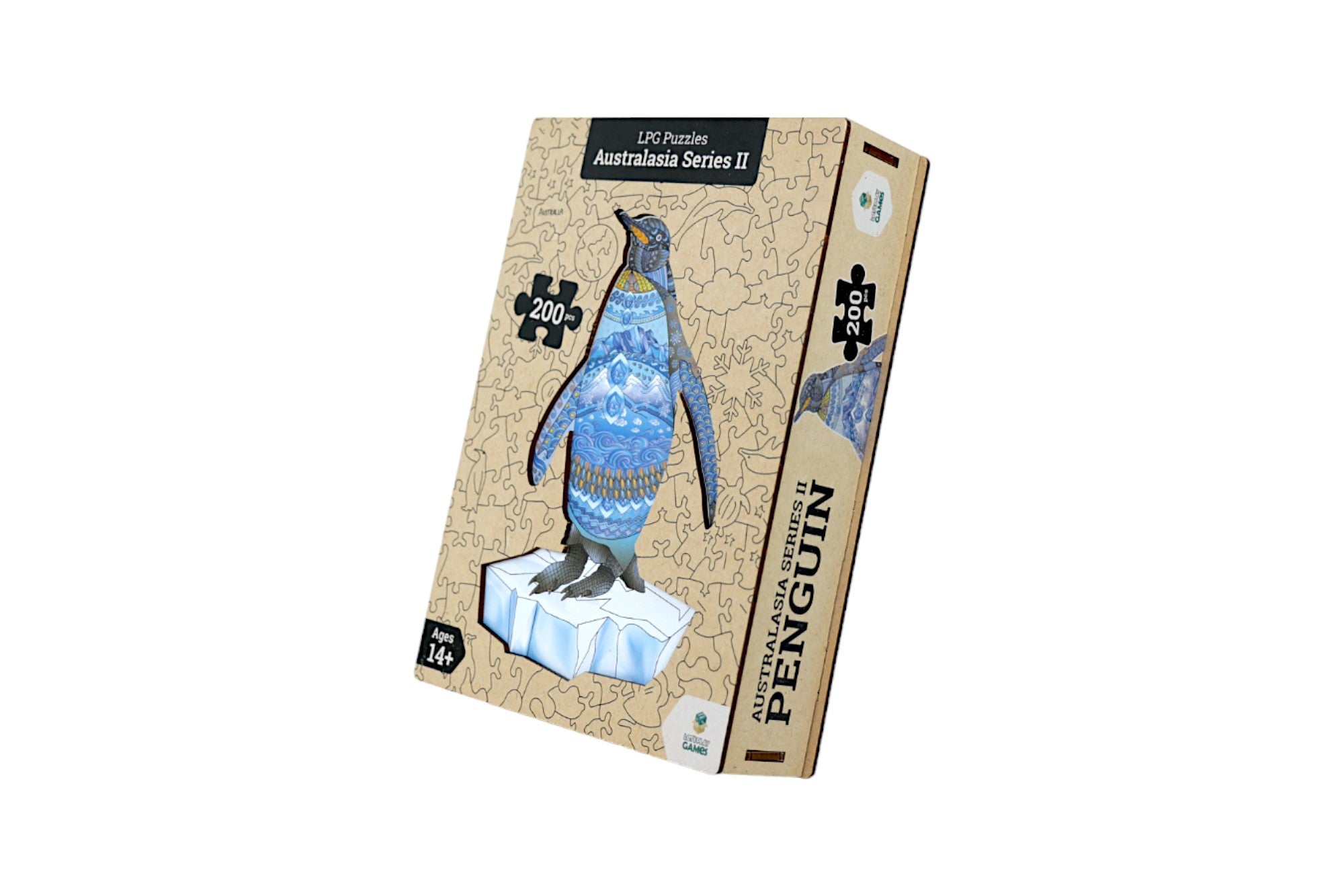 LPG Puzzles Wooden Oceania Animals Series 2 - Penguin