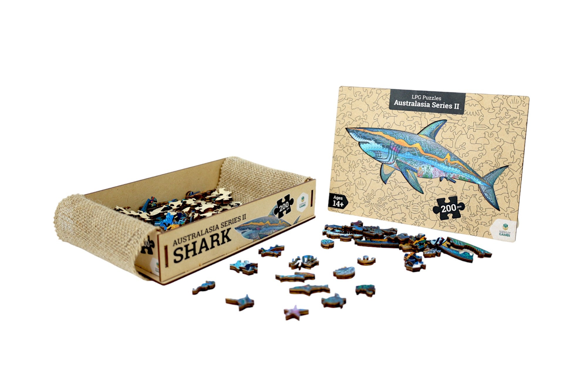 LPG Puzzles Wooden Oceania Animals Series 2 - Shark