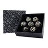 LPG Dice RPG Set Hollow Vines - Chrome and Gold