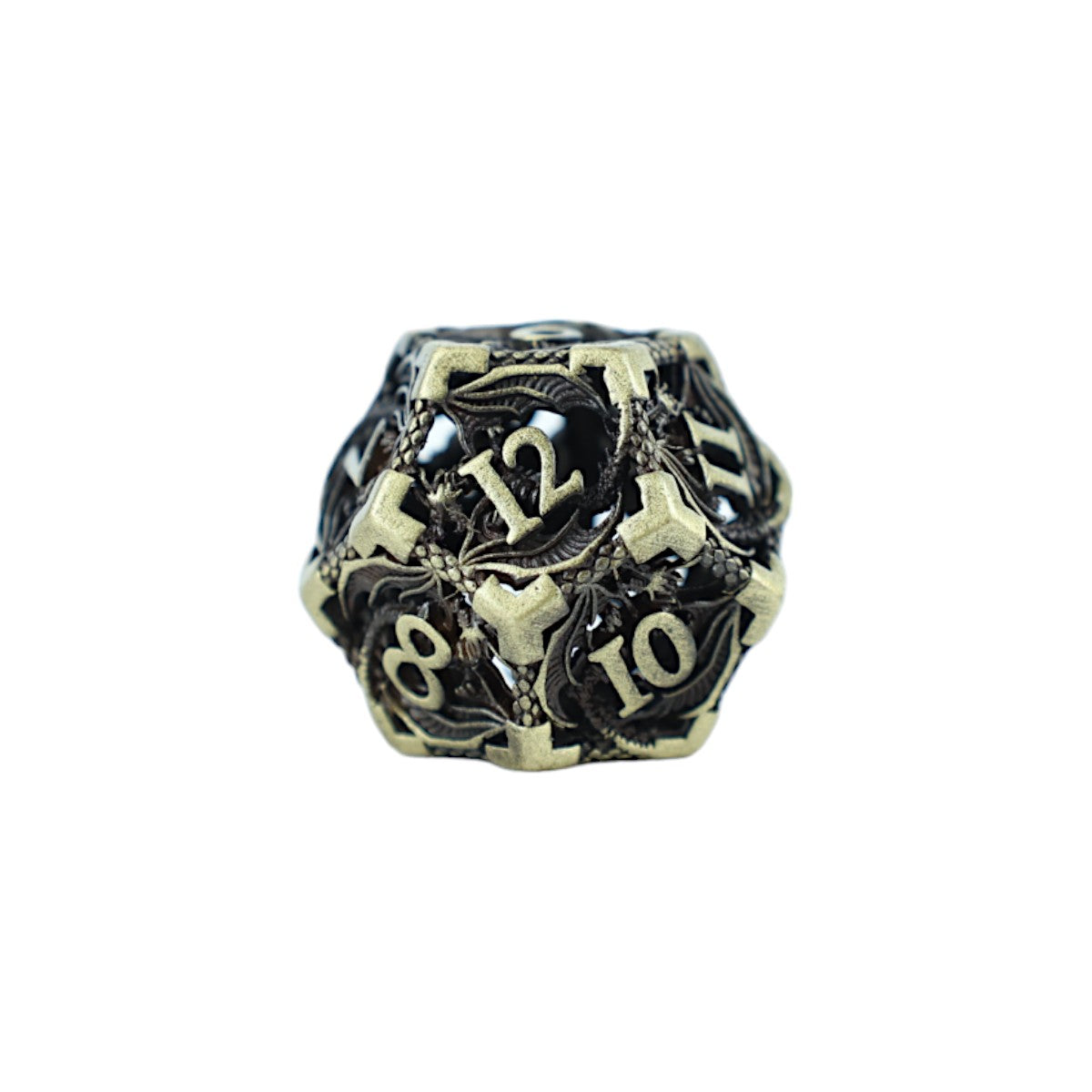 LPG Dice RPG Set Hollow Dragon - Tarnished Gold