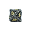 LPG Dice RPG Set Hollow Dragon - Black and Gold