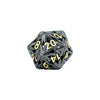 LPG Dice RPG Set Hollow Celtic - Black and Gold