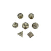 LPG Dice RPG Set Hollow Celtic - Tarnished Gold