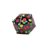 LPG Dice RPG Set Inscripted Hex Rainbow Black