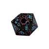 LPG Dice RPG Set Inscripted Bubbles Pastel Black