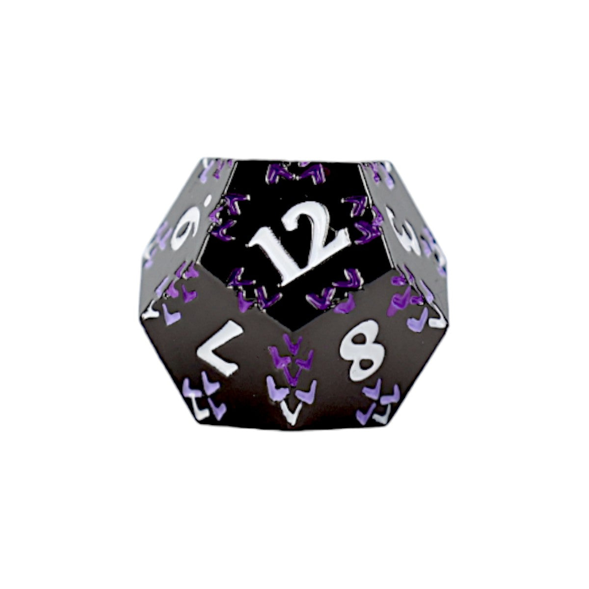 LPG Dice RPG Set Inscripted Dragon Purple