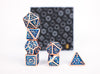 LPG Dice RPG Set Draco Dark Blue/Brass