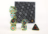 LPG Dice RPG Set Concentric Red/Green/Gold