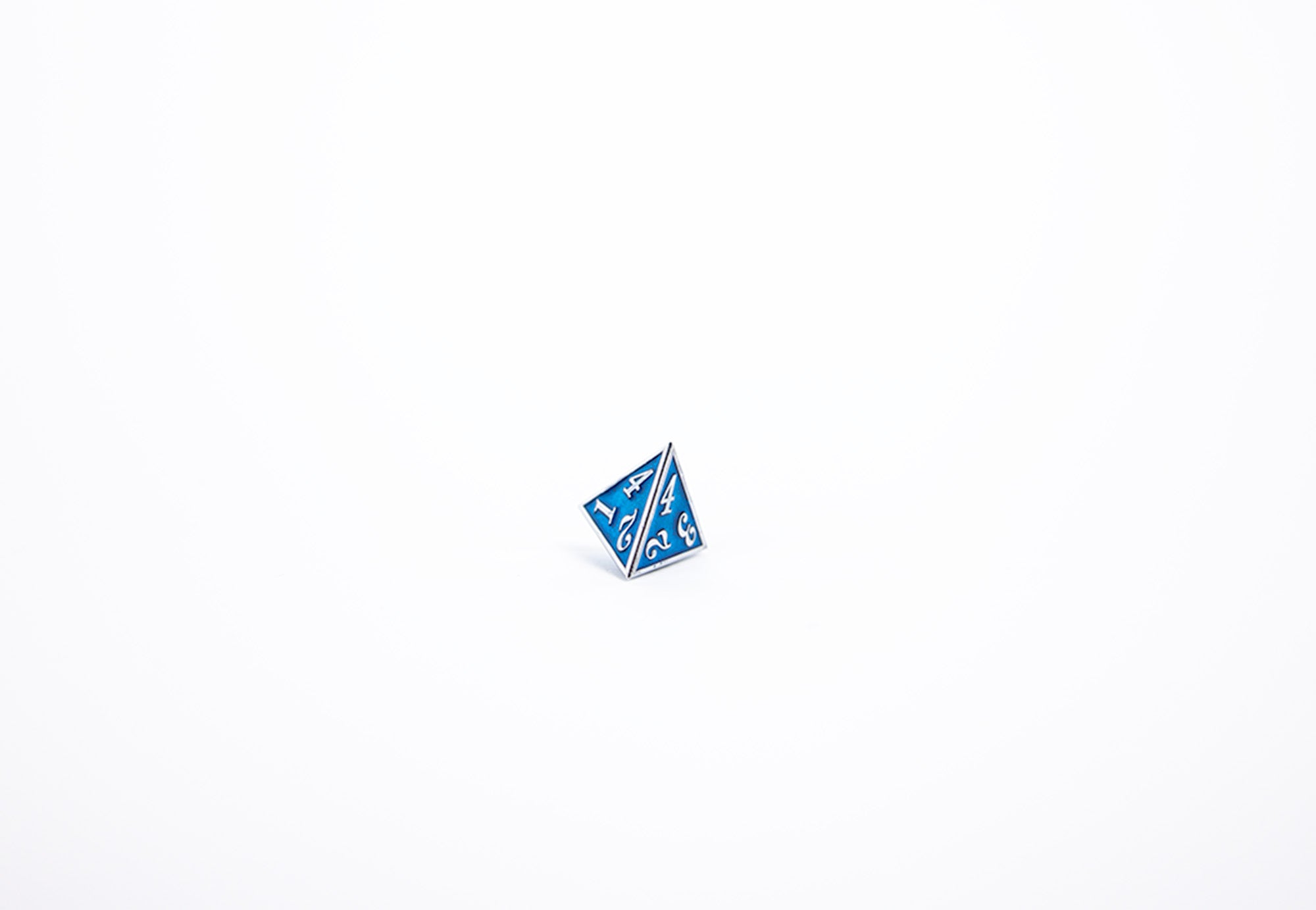 LPG Dice RPG Set Serif Blue/Silver