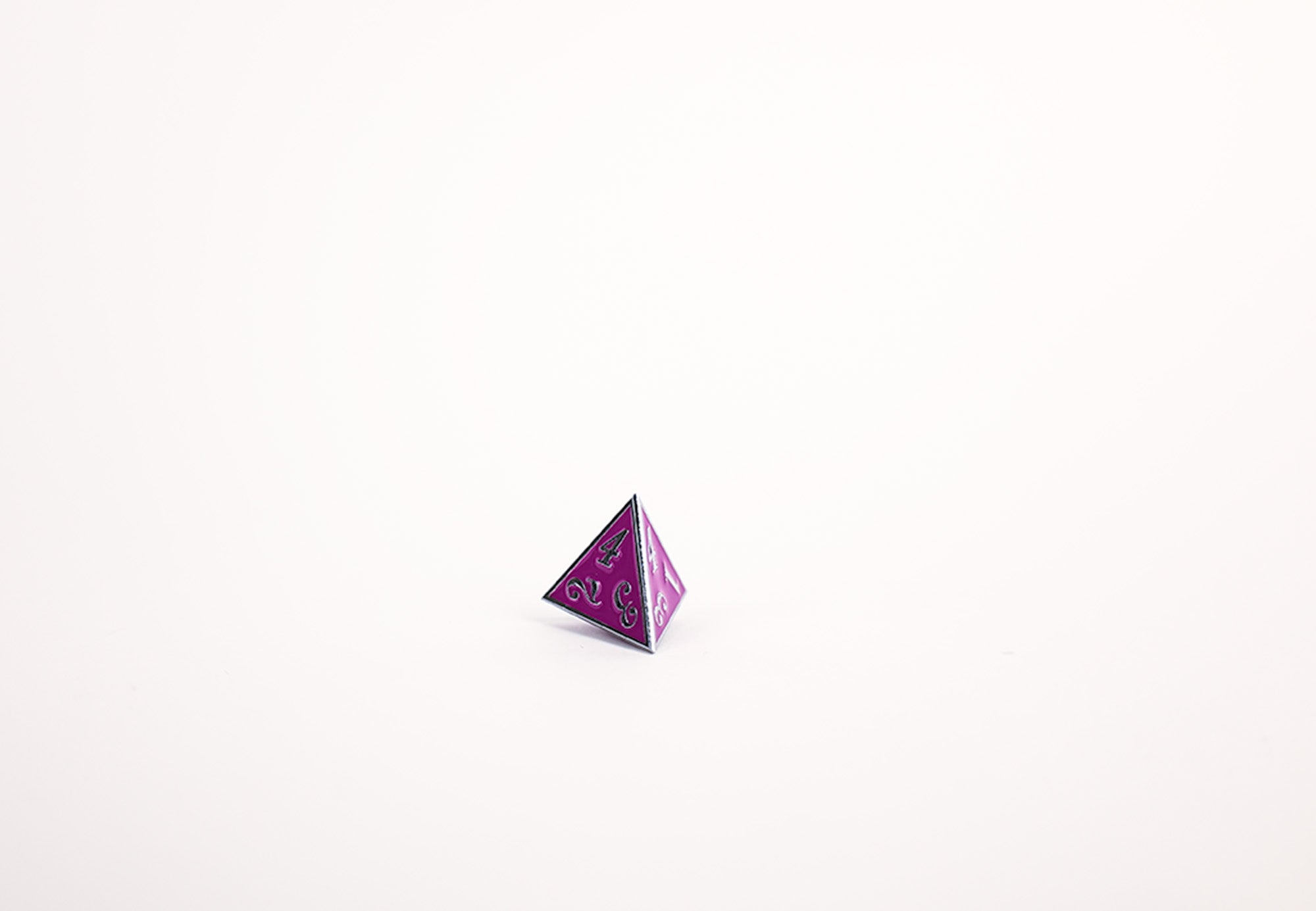 LPG Dice RPG Set Serif Purple/Silver