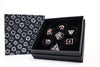 LPG Dice RPG Set Serif Black/Brass