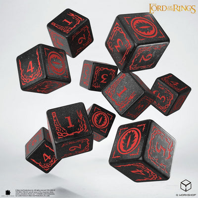 Q Workshop - The Lord of the Rings: Mordor 10xD6 Dice Set