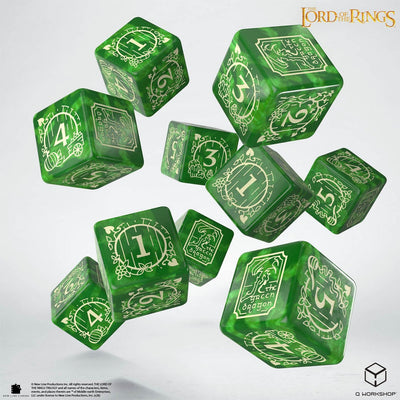 Q Workshop - The Lord of the Rings: Shire 10xD6 Dice Set