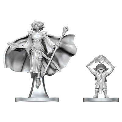 D&D Nolzur's Marvelous Miniatures: Gnome Warlock & Aasimar Wizard