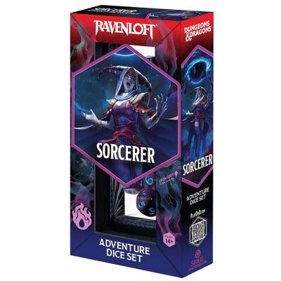 Sirius Dice - D&D Adventure Dice - Sorcerer - Purple