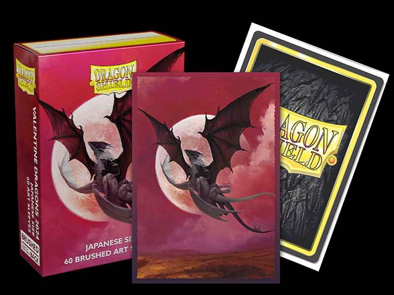 Dragon Shield: Japanese Size Sleeves – Brushed Art – Valentine 2024