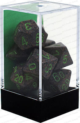Chessex D7-Die Set  Speckled Polyhedral Earth 7-Die Set