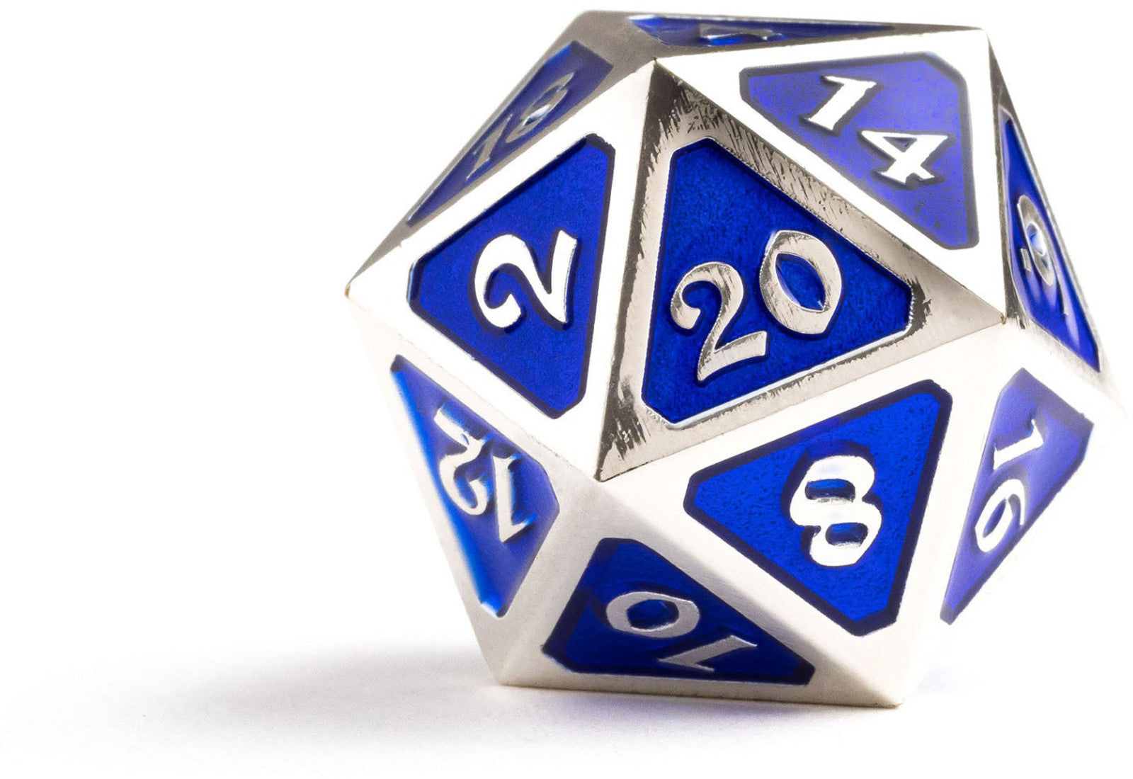 Die Hard Dice Dire d20 - Mythica Platinum Sapphire