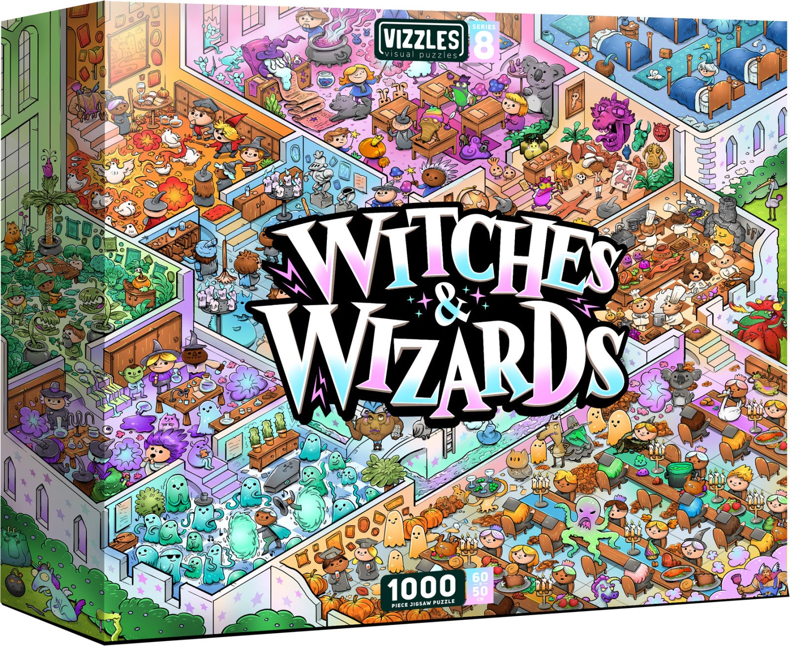 Vizzles Witches and Wizards 1000pc Jigsaw Puzzle