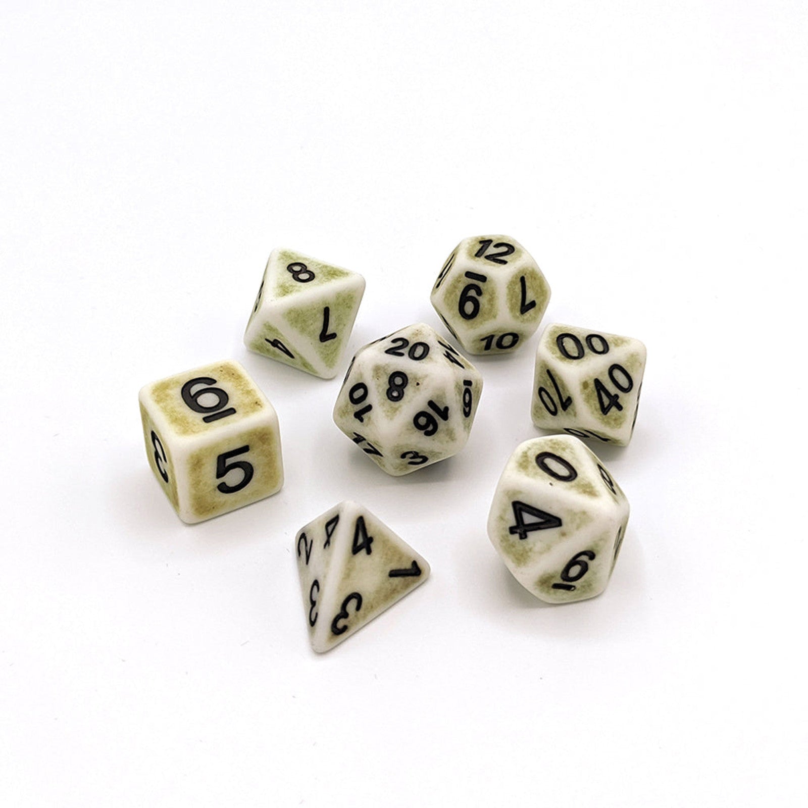 Die Hard Dice 7pc RPG Set - Pear Ancient
