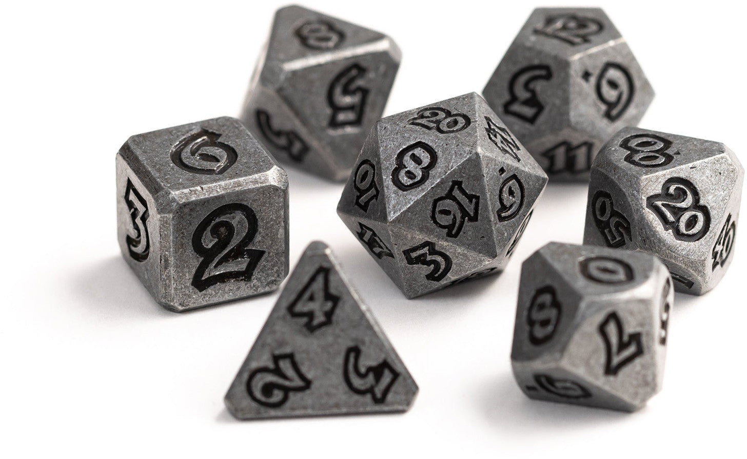 Die Hard Dice 7pc RPG Set - Lumina Carbon Knight