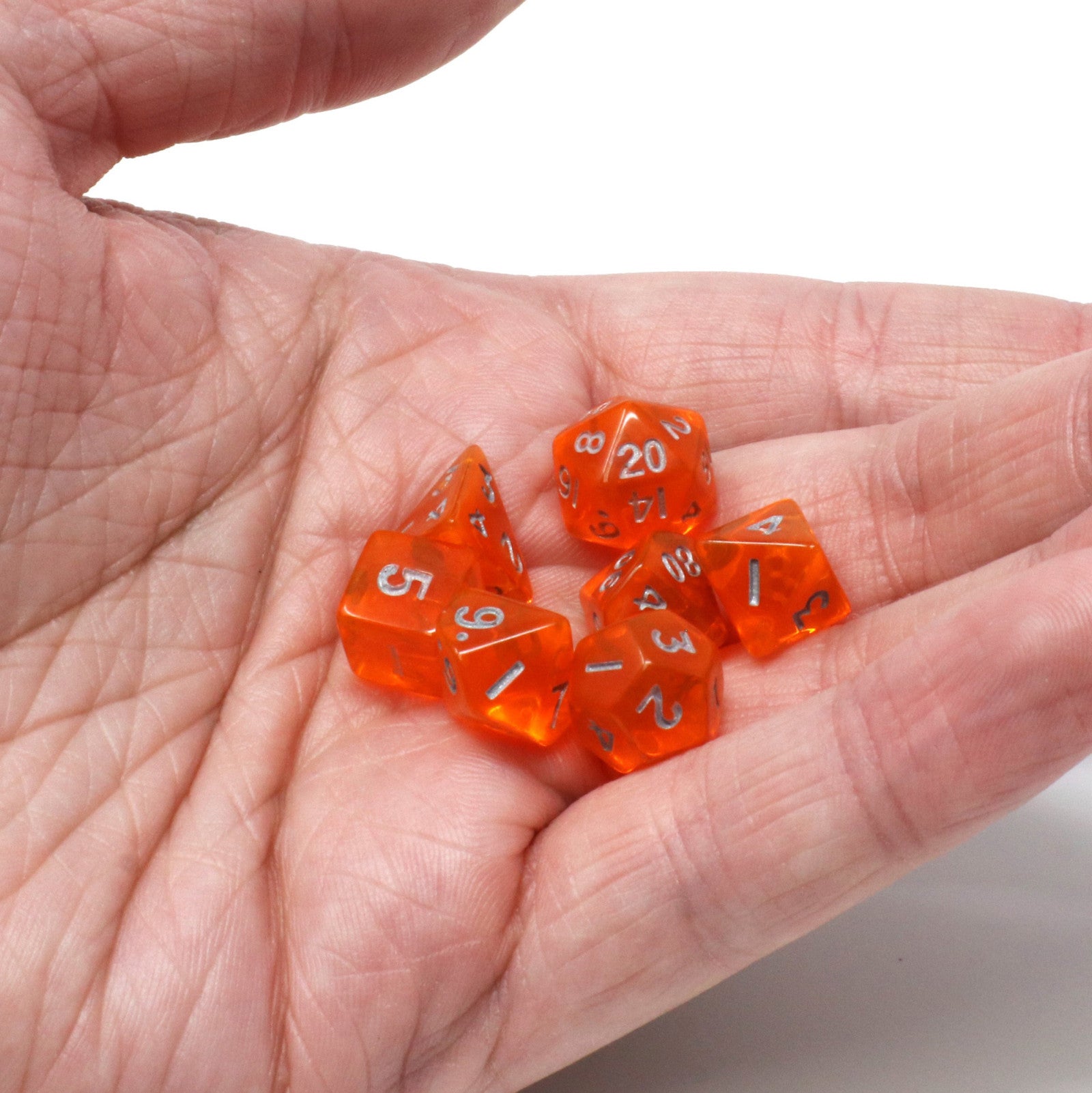 Die Hard Dice Critlings 7pc Mini RPG Set - Fireburst