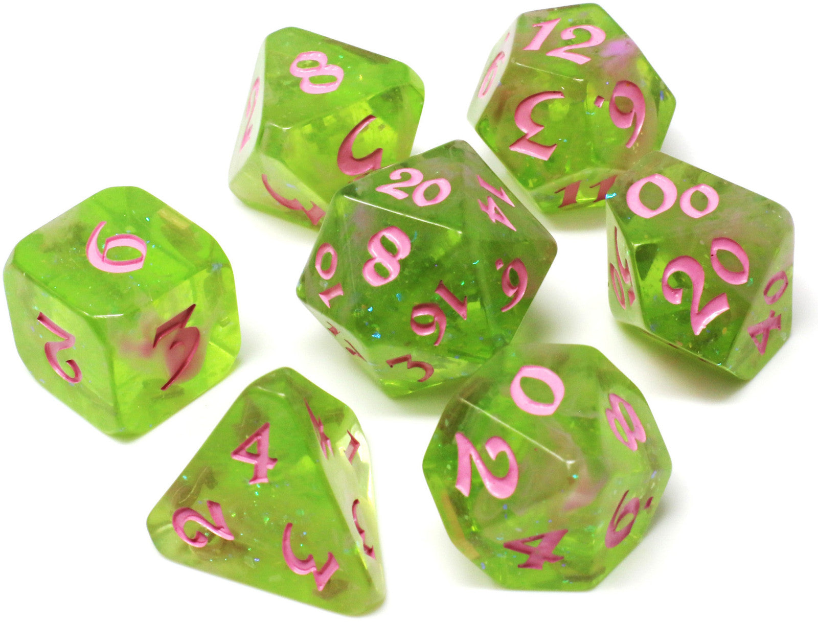 Die Hard Dice 7pc RPG Set - Spring Court