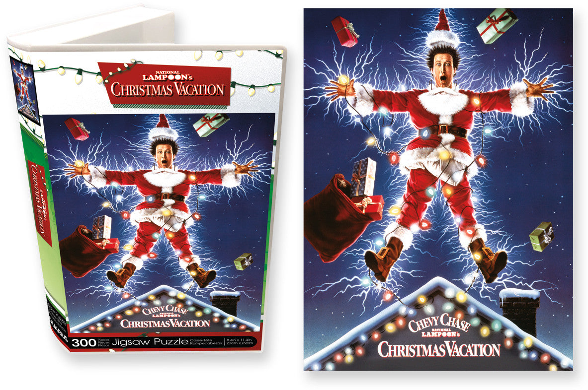Aquarius Puzzle Christmas Vacation VHS Puzzle 300 pieces