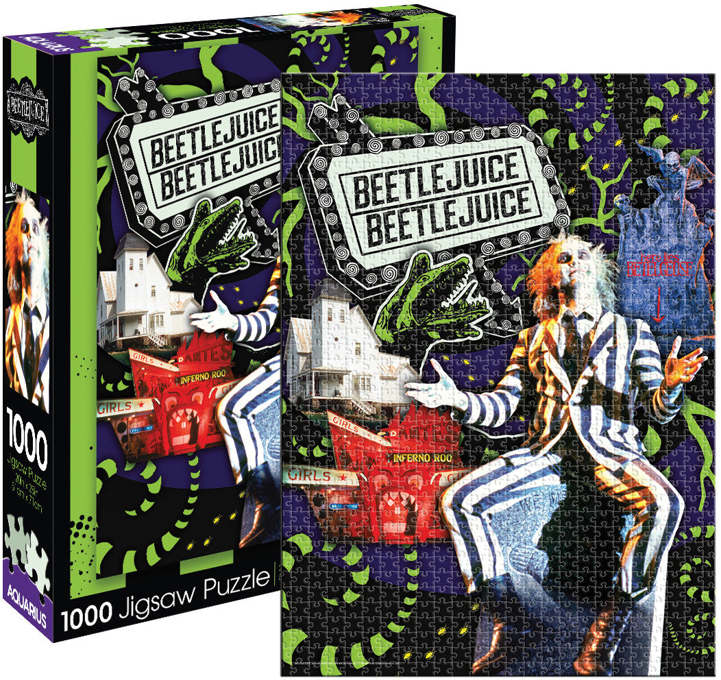 Aquarius Puzzle Beetlejuice Collage Puzzle 1,000 pieces