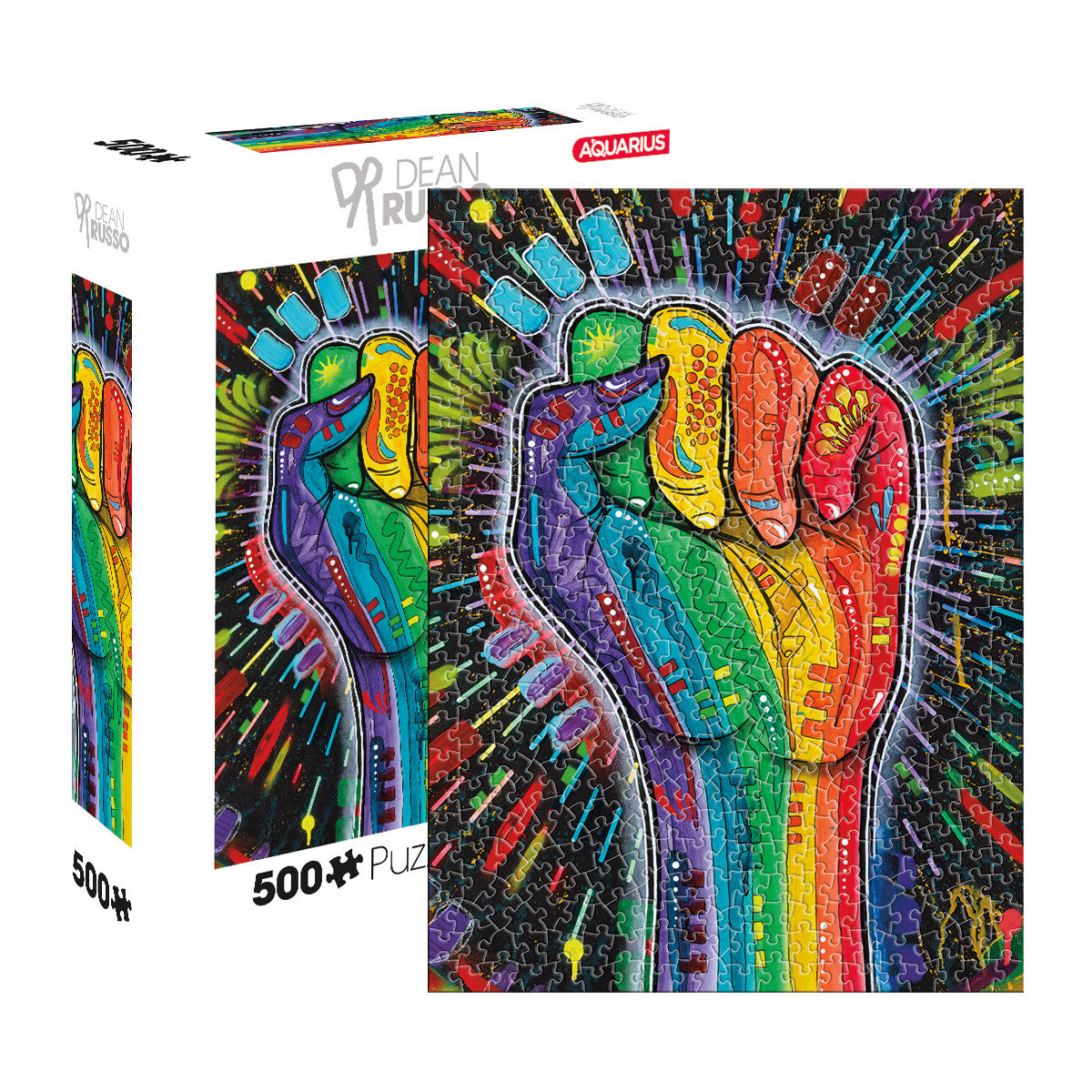 Aquarius Puzzle Dean Russo Love is Power Puzzle 500 pieces