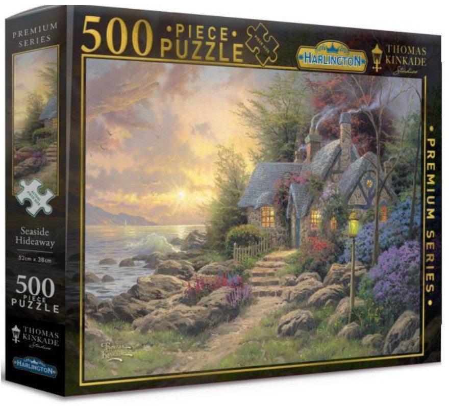 Harlington Thomas Kinkade PQ Seaside Hideaway 500 pieces