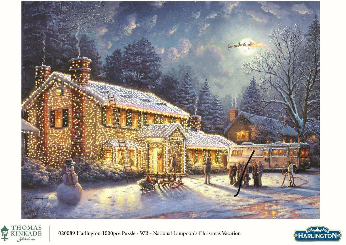 Harlington Thomas Kinkade PQ WB National Lampoon's Christmas Vacation 1000 pieces