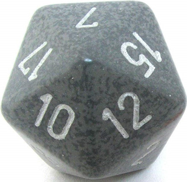 D20 Dice Speckled 34mm Hi-Tech
