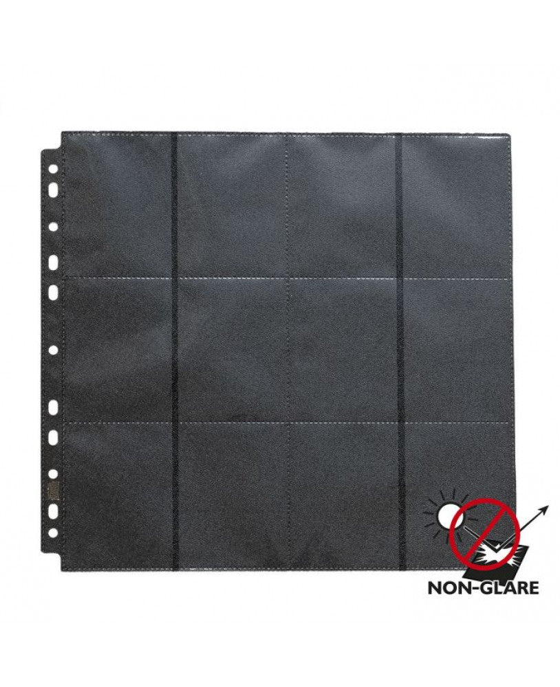 Dragon Shield: Binder Pages – 24-Pocket Display – Black