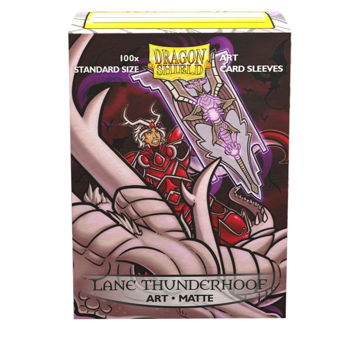 Dragon Shield: Sleeves – Matte Art – Lane Thunderhoof Portrait