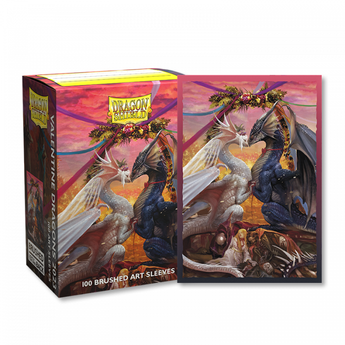 Dragon Shield: Sleeves – Brushed Art – Valentine Dragons 2023