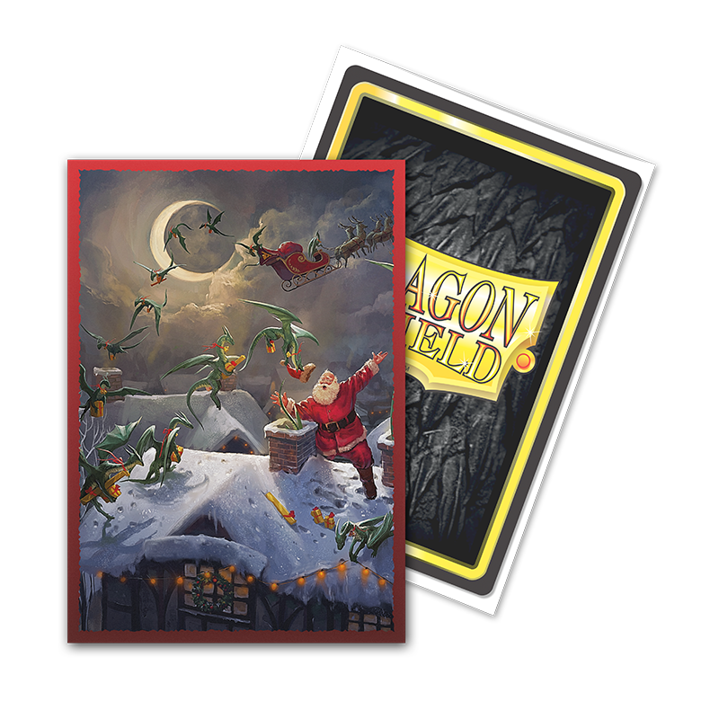 Dragon Shield: Japanese Size Sleeves – Brushed Art – Christmas 2023