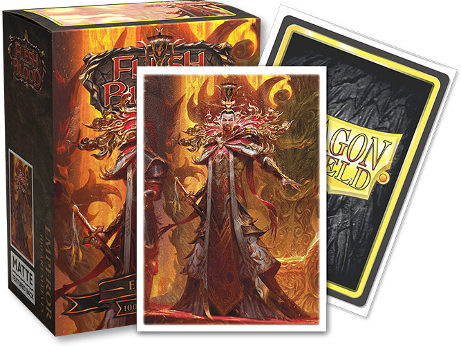 Dragon Shield: Sleeves – Matte Art – Flesh and Blood: Emperor