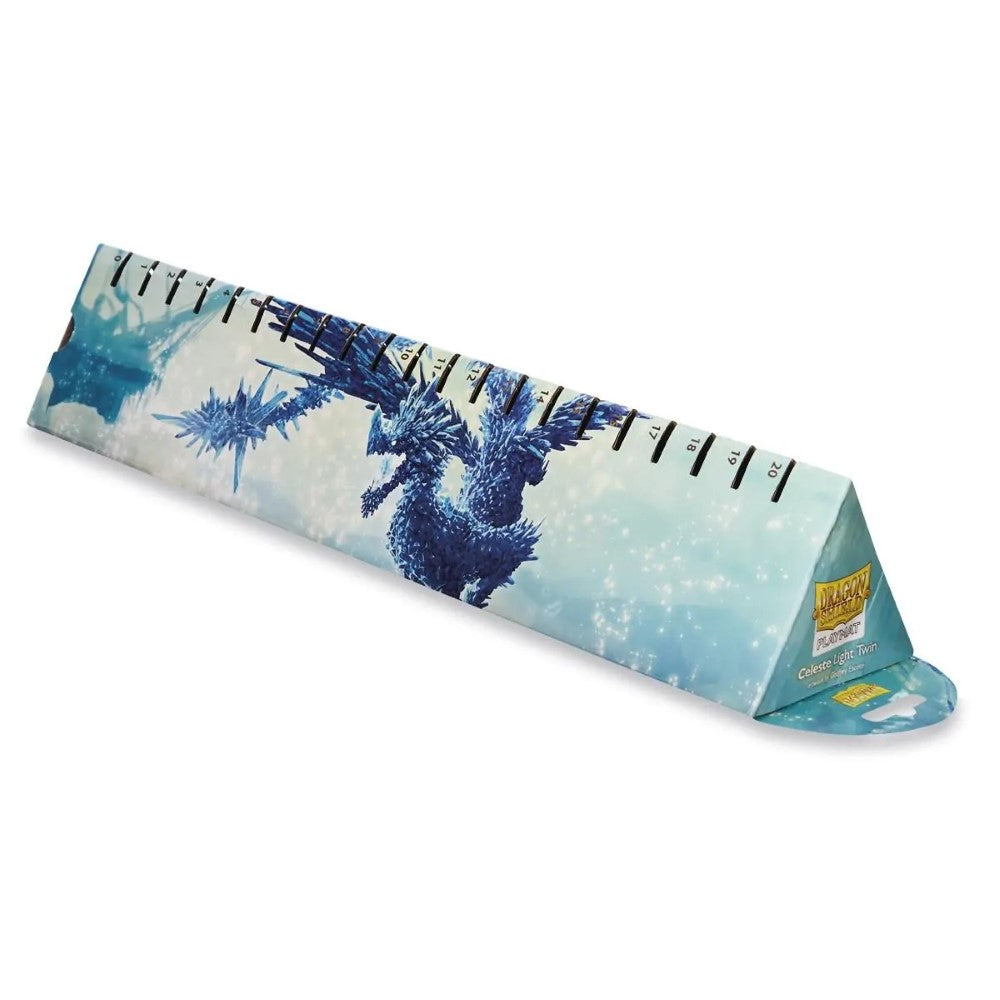 Dragon Shield: Playmat – Case & Coin – Clear Blue (Celeste, Light Twin)