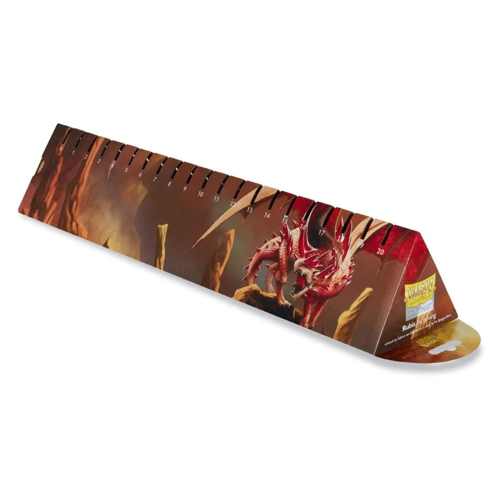 Dragon Shield: Playmat – Case & Coin – Ruby (Rubis, Incoming)