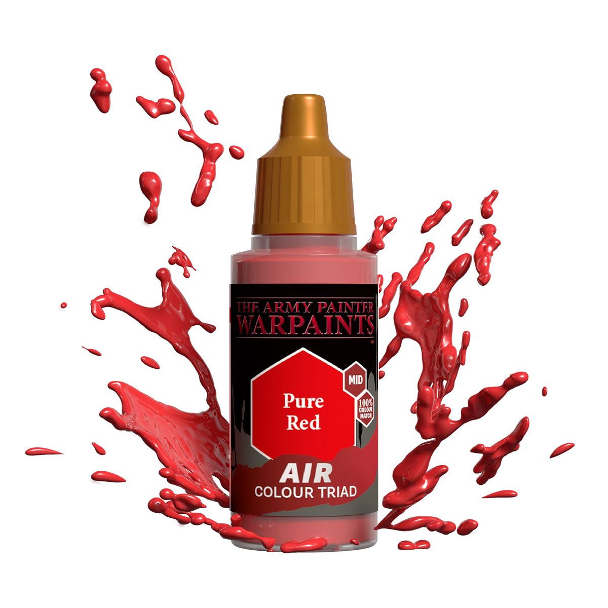 Army Painter - Warpaints Air - Pure Red Acrylic Paint 18ml