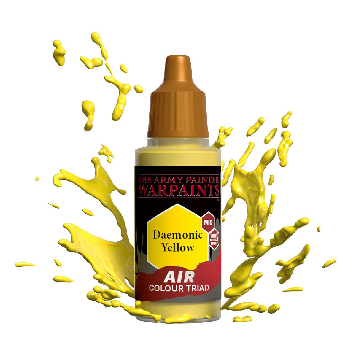 Army Painter - Warpaints Air - Daemonic Yellow Acrylic Paint 18ml