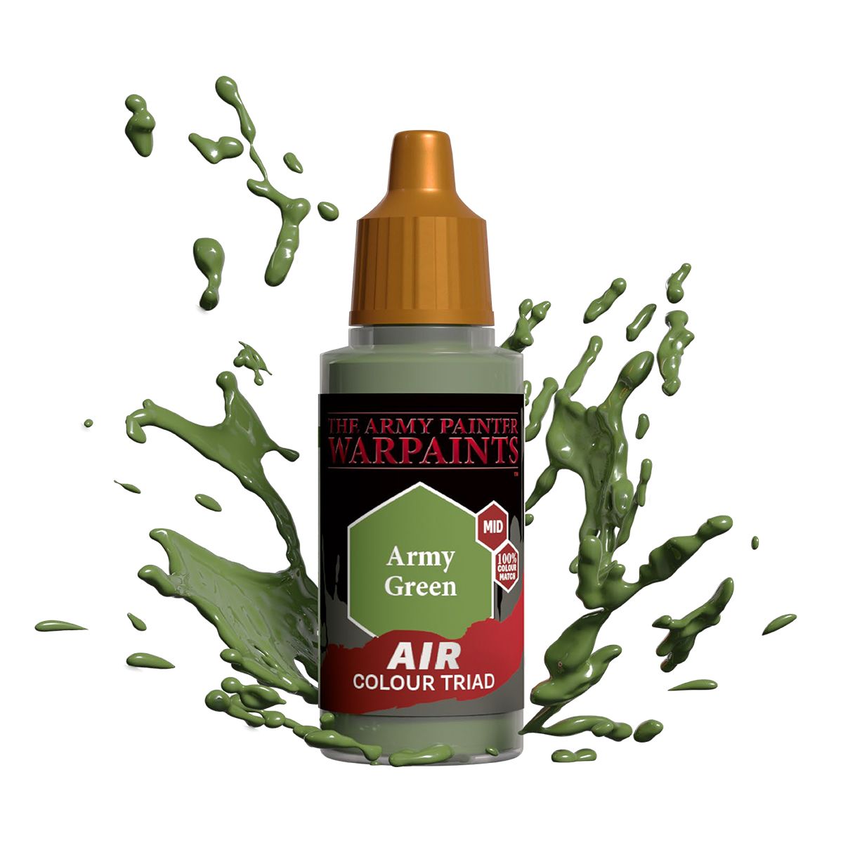 Army Painter - Warpaints Air - Army Green Acrylic Paint 18ml