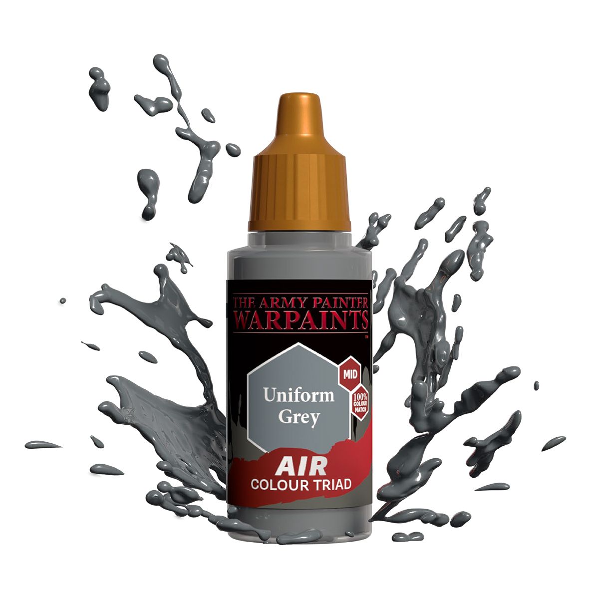 Army Painter - Warpaints Air - Uniform Grey Acrylic Paint 18ml